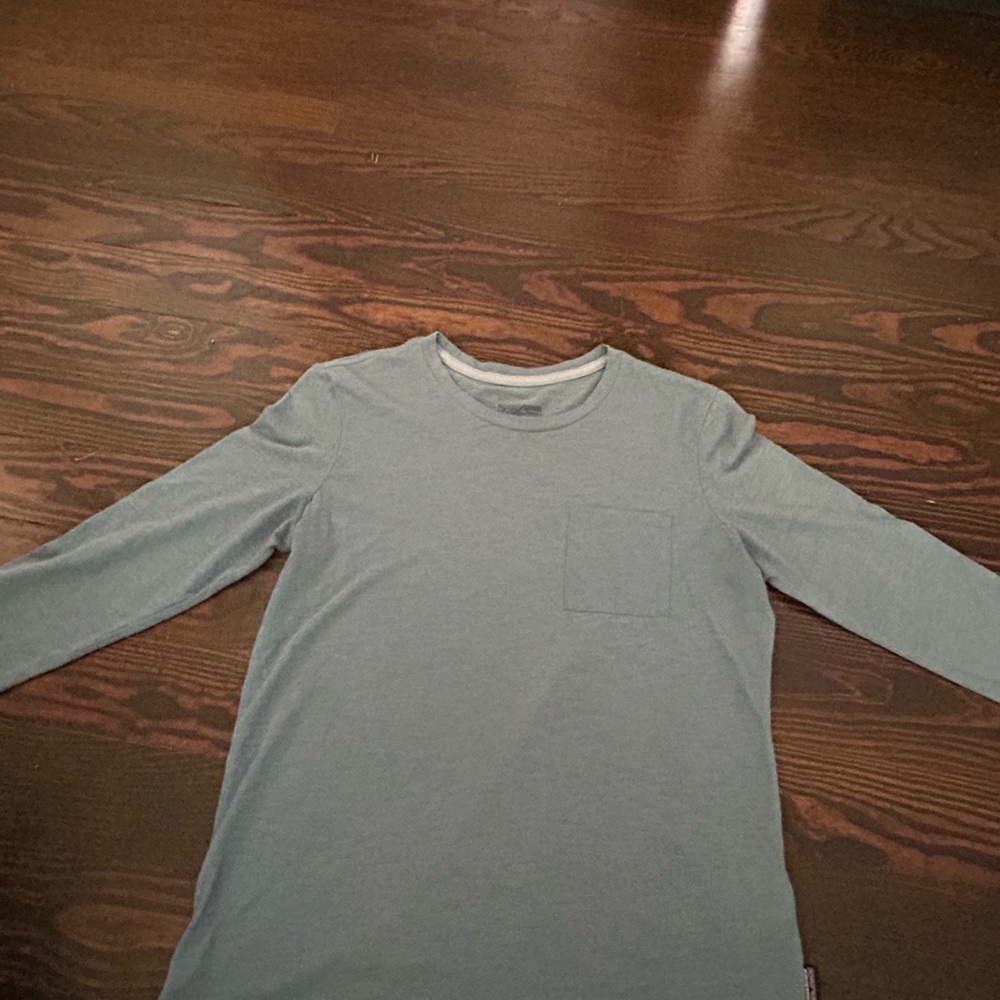 Patagonia Blue Long Sleeve Tee
